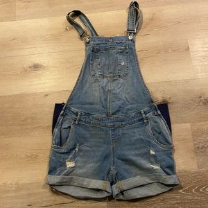 Maternity Short Overalls